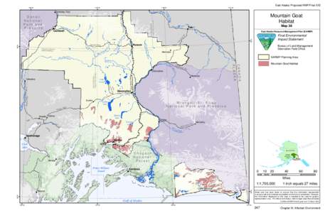 East Alaska Proposed RMP/Final EIS 150°W 147°W  144°W