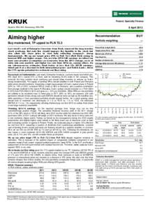 Business / Financial economics / Allied Irish Banks / Corporate finance / Valuation / Discounted cash flow / EV/EBITDA / Wielkopolski Bank Kredytowy / Earnings before interest /  taxes /  depreciation and amortization / Finance / Fundamental analysis / Financial ratios