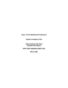 Resource Conservation and Recovery Act / Environment of the United States / Environment / United States / Title 40 of the Code of Federal Regulations / Intrepid Potash / Dangerous goods / United States Environmental Protection Agency / Waste Isolation Pilot Plant / Carlsbad /  New Mexico