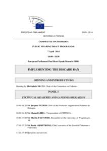 EUROPEAN PARLIAMENT[removed]Committee on Fisheries