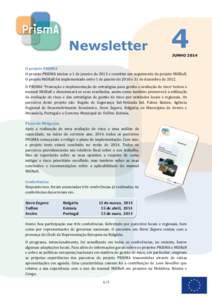 Newsletter  4 JUNHOO projeto PRISMA