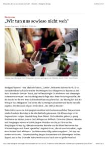 Weinprobe: „Wir tun uns sowieso nicht weh“ - Aktuelles - Stuttgarter Zeitung:13 Weinprobe