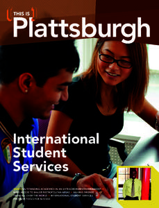 International students profiled for the upcoming ViewBook at SUNY Plattsburgh.