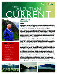 Aleut  SEPTEMBER 2011 • VOL 40 • ISSUE 3 ALEUTIAN