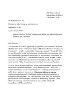 United Kingdom / Unfair dismissal in the United Kingdom / Employment Appeal Tribunal / Industrial relations / Employment / Management / Labour relations / United Kingdom labour law / Human resource management / Ministry of Justice