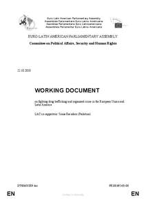 Euro-Latin American Parliamentary Assembly Assemblée Parlementaire Euro-Latino Américaine Asamblea Parlamentaria Euro-Latinoamericana Assembleia Parlamentar Euro-Latino-Americana  EURO-LATIN AMERICAN PARLIAMENTARY ASSE