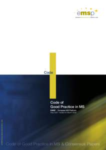European Code of  Good Practice in MS  Nov. 12, 2007