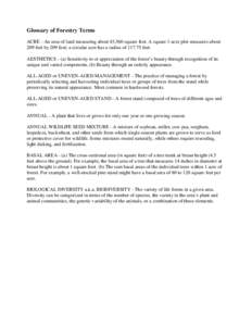 Microsoft Word - Glossary of Forestry Terms.doc