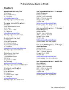 Criminal law / Mental health court / Mental health law / Drug court / Illinois / Criminal justice / Ethics / Thomas R. Fitzgerald / Law / Civil law / Courts