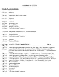 Microsoft Word - schedule of events for Oct mag 10.doc