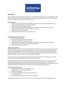 Microsoft Word - JOB POSTING - EVENT ASSISTANT.docx