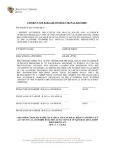 Coalition of Urban and Metropolitan Universities / North Central Association of Colleges and Schools / University of Colorado Denver / University of Colorado / Education in the United States / University of Colorado School of Medicine / Colorado / Auraria Campus / Association of Public and Land-Grant Universities