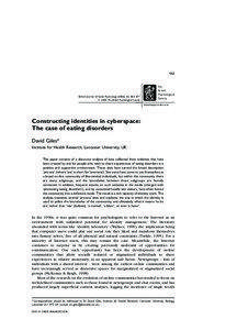 463  British Journal of Social Psychology (2006), 45, 463–477