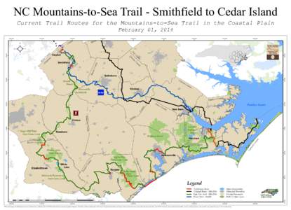 Mountains-to-Sea Trail / Protected areas of the United States / Bladen Lakes State Forest / Neusiok Trail / Geography of North Carolina / North Carolina / Croatan National Forest