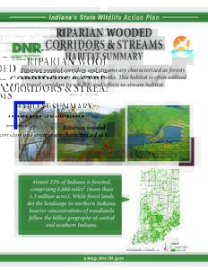 1  Indiana’s State Wildlife Action Plan RIPARIAN WOODED CORRIDORS & STREAMS