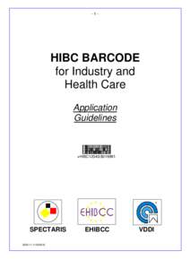 -1-  HIBC BARCODE for Industry and Health Care Application