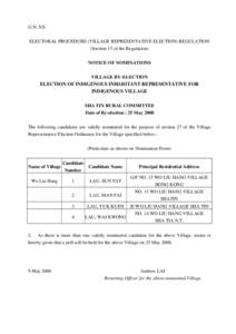 《選舉管理委員會（選舉程序）（立法會）規例》