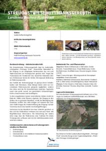 STREUOBSTWIESE WITTMANNSGEREUTH Landkreis Saalfeld-Rudolstadt Status: Landschaftsschutzgebiet