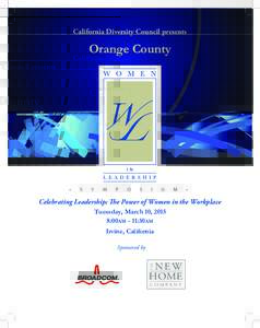 California Diversity Council presents  Orange County •