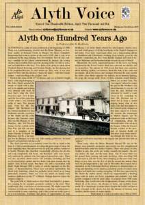 Alyth Voice Special One Hundredth Edition, April Two Thousand and Six Tel[removed]Email address: [removed]  Minimum Circulation 1575