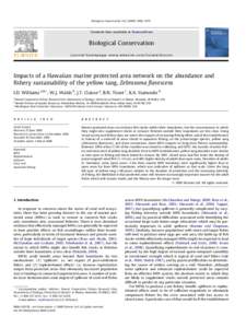 Biological Conservation[removed]–1073  Contents lists available at ScienceDirect Biological Conservation journal homepage: www.elsevier.com/locate/biocon