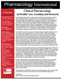 Pharmacology International No. 78 June 2012