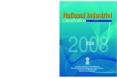 National Industrial Classification [All Economic Activities