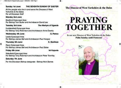 18543 Church of England Cycle_Layout[removed]:29 Page 1  Sunday 1st June THE SEVENTH SUNDAY OF EASTER