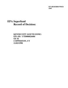 EPA/ROD/R08[removed]EPA Superfund Record of Decision: