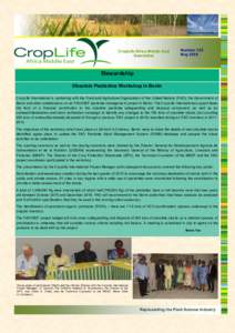 CropLife Africa Middle East Newsletter Number 125 May 2016