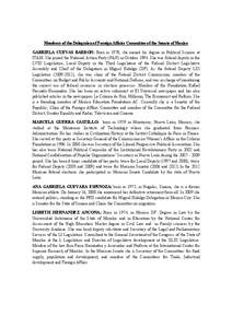 National Action Party / Gabriela Cuevas Barron / Luis Donaldo Colosio / Nuevo León / LX Legislature of the Mexican Congress / Miguel Ángel Barberena Vega / Politics of Mexico / Mexico / Marcela Guerra Castillo