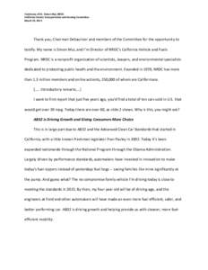 Sustainability / Emission standards / Low-carbon economy / Air pollution in California / Environmental economics / Low-carbon fuel standard / California Air Resources Board / Alternative fuel / Peak oil / Environment / Energy / Fuels