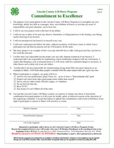 Education / 4-H / Abraham Lincoln / Ritzville /  Washington / United States / American Association of State Colleges and Universities / North Central Association of Colleges and Schools / Association of Public and Land-Grant Universities / Washington / Washington State University