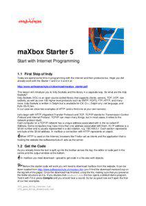 maXbox Starter 5 Start with Internet Programming 1.1 First Step of Indy