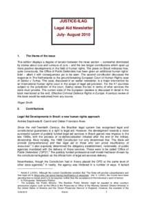 JUSTICE-ILAG Legal Aid Newsletter July- August[removed].