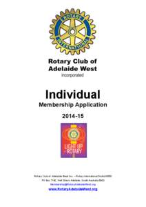 Rotary Foundation / Service club / Rotaract Club of Toowoomba / The Rotaract Club of Birmingham / Rotary International / Evanston /  Illinois / Structure