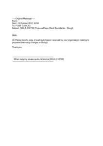 Local government in the United Kingdom / Freedom of information in the United Kingdom / Slough / Local Government Boundary Commission for England / Ico / Local Government Boundary Commission / Freedom of Information Act / Right to Information Act / Local government in England / Government of the United Kingdom / Freedom of information legislation