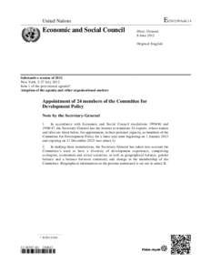 E[removed]Add.14  United Nations Economic and Social Council