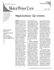 Liver cancer / Fibrolamellar hepatocellular carcinoma / Hepatitis / Viral hepatitis / Cirrhosis / Liver transplantation / Radiofrequency ablation / Liver / Carcinoma / Medicine / Hepatology / Hepatocellular carcinoma