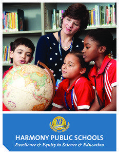 Harmony Public Schools  Excellence & Equity in Science & Education