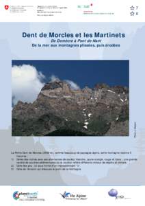 7 8 Dent de Morcles et les Martinets De Demècre à Pont de Nant