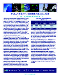 Atmospheric sciences / Telepresence technology / Earth / Office of Oceanic and Atmospheric Research / Meteorology / National Oceanic and Atmospheric Administration