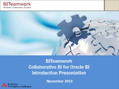 BITeamwork  Collaborative BI for Oracle BI  Presentation