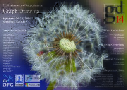 d g 22nd International Symposium on  Graph Drawing