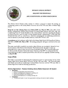 Hudson /  New Hampshire / Power cables / Automation / Electrical wiring / Economizer / Air conditioning / Physics / Force / Technology / Heating /  ventilating /  and air conditioning / Alvirne High School