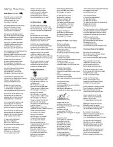 Microsoft Word - lyrics Last Holdout condensed.doc