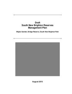 Microsoft Word - Draft South New Brighton Reserves Management Plan 2013.DOC