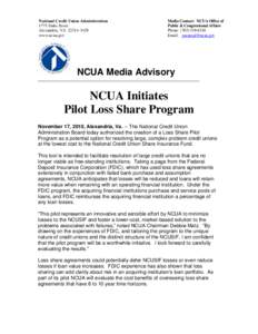 Financial regulation / Finance / National Credit Union Administration / National Credit Union Share Insurance Fund / Federal Deposit Insurance Corporation / Financial institution / Credit union / Deposit insurance / NCUA Corporate Stabilization Program / Bank regulation in the United States / Independent agencies of the United States government / Banking in the United States