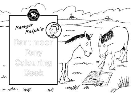 Dartmoor Pony Colouring Book  Ranger Ralph