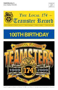 TEAMSTERS LOCAL 174  NON PROFIT ORG US POSTAGE PAID SEATTLE, WA